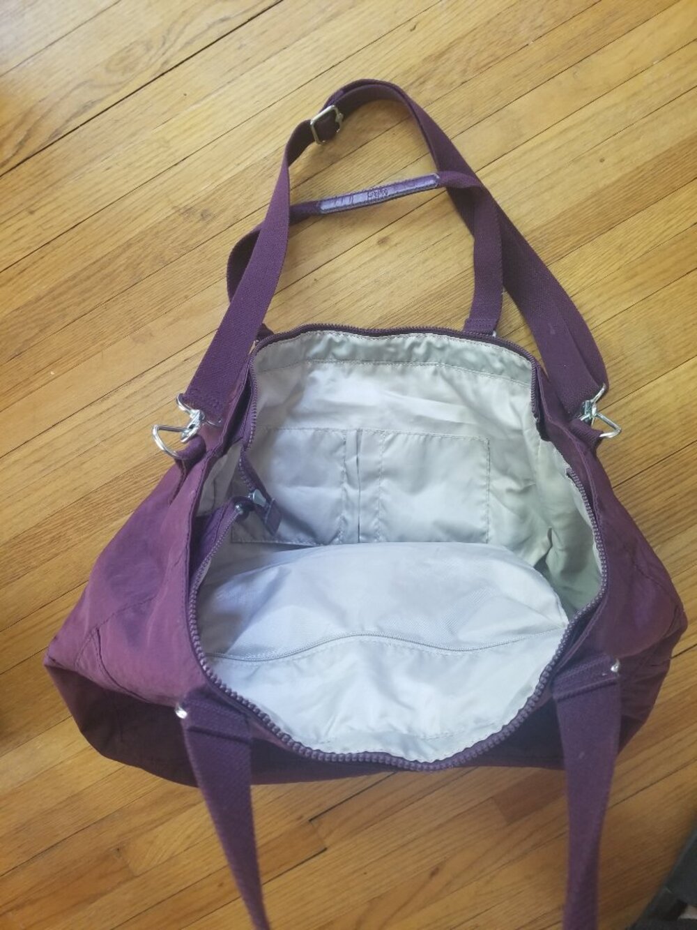 Kipling Shoulder Duffel Travel Weekender Bag - Picture 6 of 7